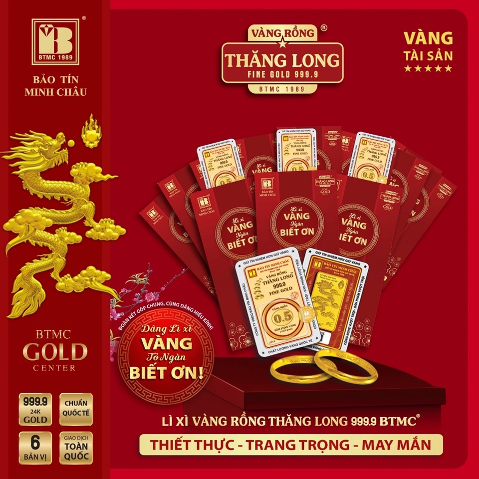 Xu hướng lì xì bằng vàng may mắn ngày Tết được nhiều người ưa chuộng - 2 Xu hướng lì xì bằng vàng may mắn ngày Tết được nhiều người ưa chuộng - 2