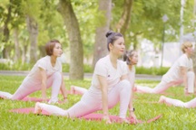 Clip hướng dẫn đồng diễn lập kỷ lục tại Ngày hội yoga Dân trí 12/8