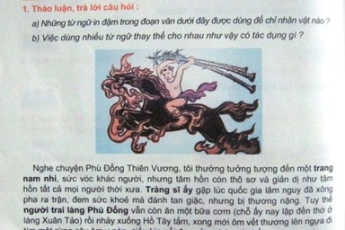 Thánh Gióng tắm ở hồ Tây: Bộ GD-ĐT lên tiếng