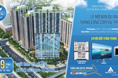 Thăng Long Capital Premium hé lộ sự đẳng cấp của căn hộ 1,3 tỷ cách đường đua F1 5km