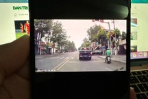 Tài xế ô tô biển xanh khai do đau bụng nên vượt đèn đỏ ở Bình Dương