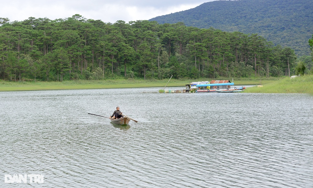 Ông lão đánh cá trở thành mẫu ảnh độc nhất vô nhị trên hồ Tuyền Lâm - 5