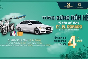 D’. El Dorado thi công đạt tiến độ, tung khuyến mại khủng