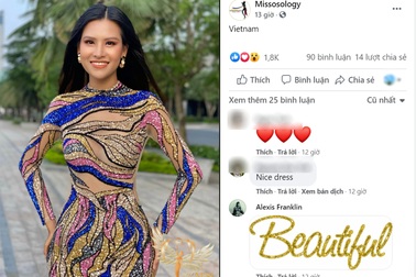 Trước Chung kết Hoa hậu Trái Đất, Thái Thị Hoa ấn tượng Trang phục dạ hội