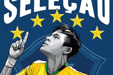 32 tấm áp phích sôi động cho các đội ở World Cup 2014