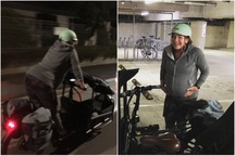 Nữ nghị sĩ New Zealand tự đạp xe đến bệnh viện sinh con