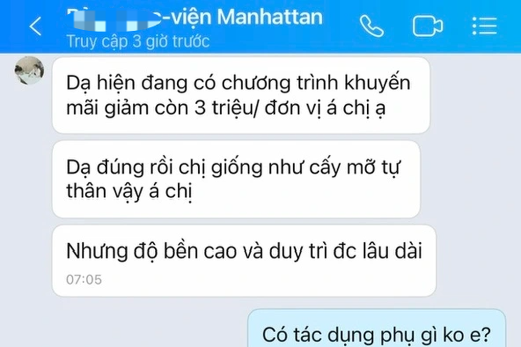 Thẩm mỹ viện ở TPHCM bị tố tiêm dung dịch lạ làm hỏng ngực khách hàng - 1