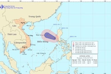 Biển Đông lại thêm áp thấp nhiệt đới