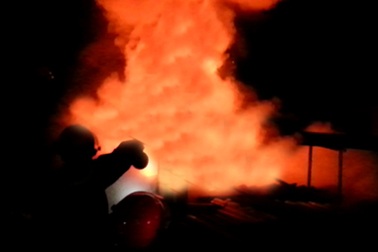 Nghệ An: Cháy lớn ở khu công nghiệp Đông Vĩnh 