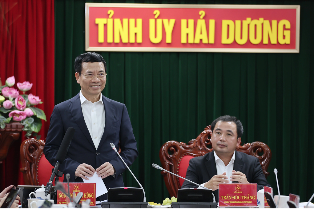Bộ trưởng Nguyễn Mạnh Hùng: Môi trường số sẽ cứu được cán bộ - 1 Bộ trưởng Nguyễn Mạnh Hùng: Môi trường số sẽ cứu được cán bộ - 1