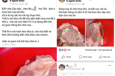 Bị vu cáo bán thịt heo bệnh trên facebook, tiểu thương kiến nghị chính quyền vào cuộc