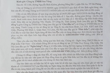 Một doanh nghiệp đề nghị làm rõ nghĩa vụ bảo lãnh của Ngân hàng BIDV chi nhánh Đông Đô