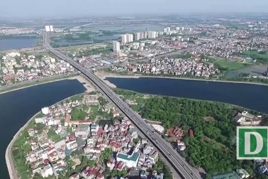 Đẹp ngỡ ngàng hồ Hà Nội nhìn từ trên cao