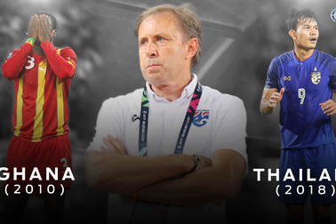 Bị kịch ở World Cup tái hiện với HLV Thái Lan ở AFF Cup