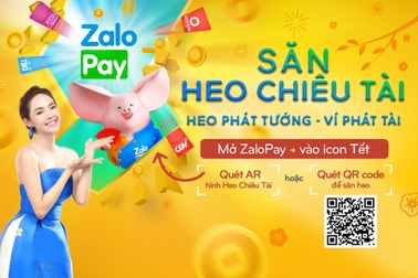 ZaloPay tăng trưởng 400% sau chương trình Tết Kỷ Hợi