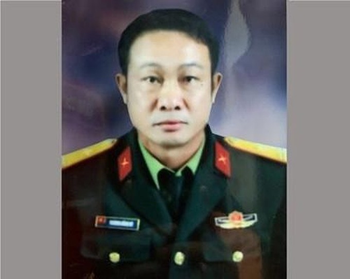 Chân dung Thiếu tá Trương Hồng Kỳ. (Ảnh do Ban Chỉ huy Quân sự thị xã Sông Cầu (tỉnh Phú Yên) cung cấp).