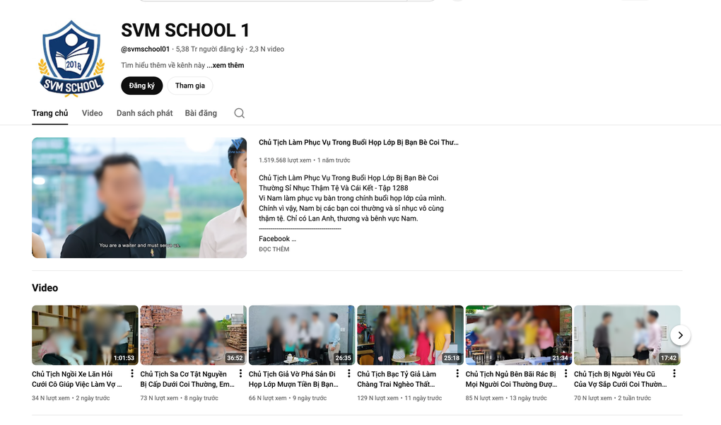 Nở rộ video “chủ tịch, tổng tài giả nghèo: Câu view bằng chiêu nhảm nhí - 1 Nở rộ video “chủ tịch, tổng tài giả nghèo: Câu view bằng chiêu nhảm nhí - 1