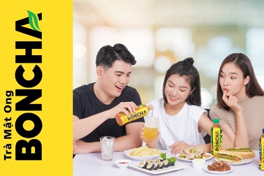 Vui Tết thả ga với bộ ba trà mật ong BONCHA thanh mát cuộn trào