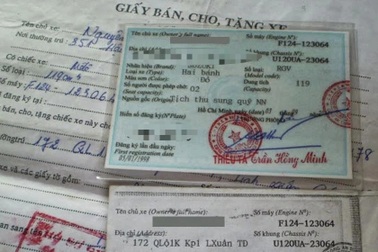 Mua ô tô mà không đăng ký sang tên có thể bị phạt tới 12 triệu đồng