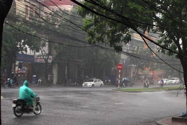 Toàn quốc mưa giông rải rác