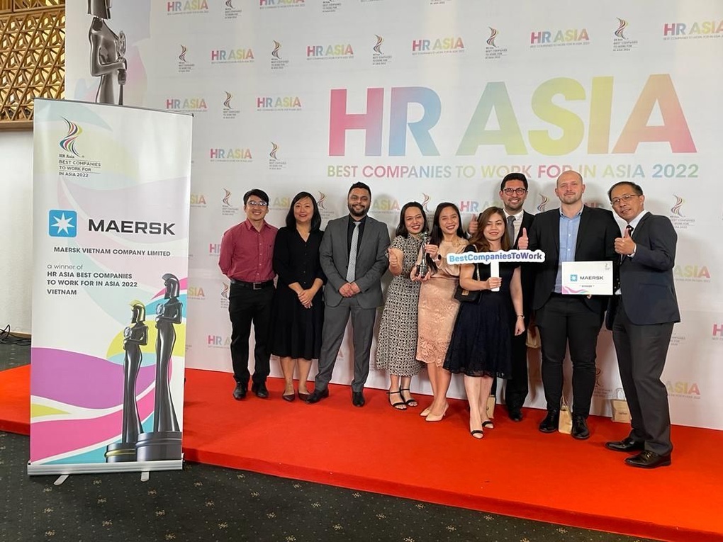 Maersk được vinh danh Nơi làm việc tốt nhất Châu Á 2022 - 1 Maersk được vinh danh Nơi làm việc tốt nhất Châu Á 2022 - 1