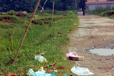 Hà Nội: Lái xe ôm bị sát hại bên bờ mương