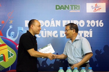 Dân trí trao thưởng chương trình “Dự đoán Euro 2016” đợt 1