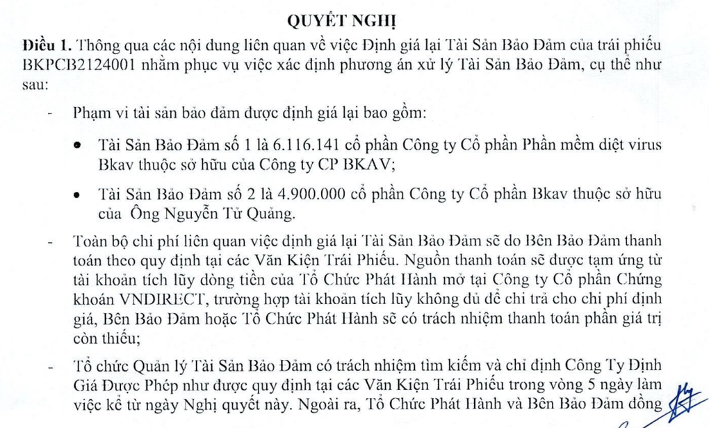 Công ty của ông Nguyễn Tử Quảng bán tài sản bảo đảm để xử lý nợ trái phiếu - 1 Công ty của ông Nguyễn Tử Quảng bán tài sản bảo đảm để xử lý nợ trái phiếu - 1