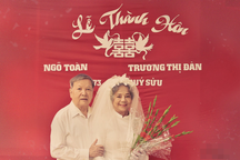 Bộ ảnh cưới thời bao cấp và chuyện tình nên duyên từ chuyến tập kết ra Bắc