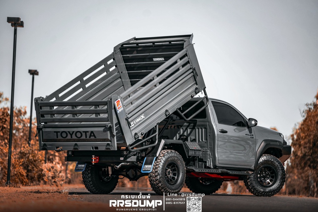 Có thể nâng cấp Toyota Hilux thành xe tải tự đổ, tải trọng lên tới 5 tấn