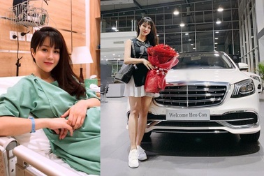 Diệp Lâm Anh đã sinh con đầu lòng, được chồng thiếu gia tặng xe tiền tỷ
