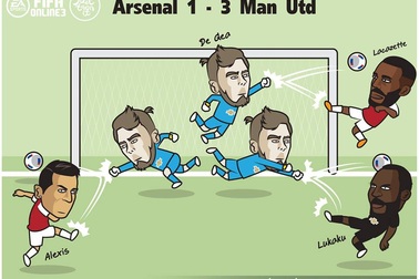 Góc biếm họa: Một mình De Gea chấp tất cả