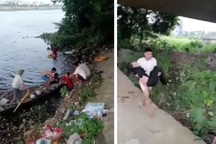 Cảnh sát cứu người phụ nữ nhảy cầu Châu Sơn tự tử