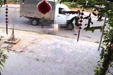 Trung tá Công an bị xe tải tông tử vong