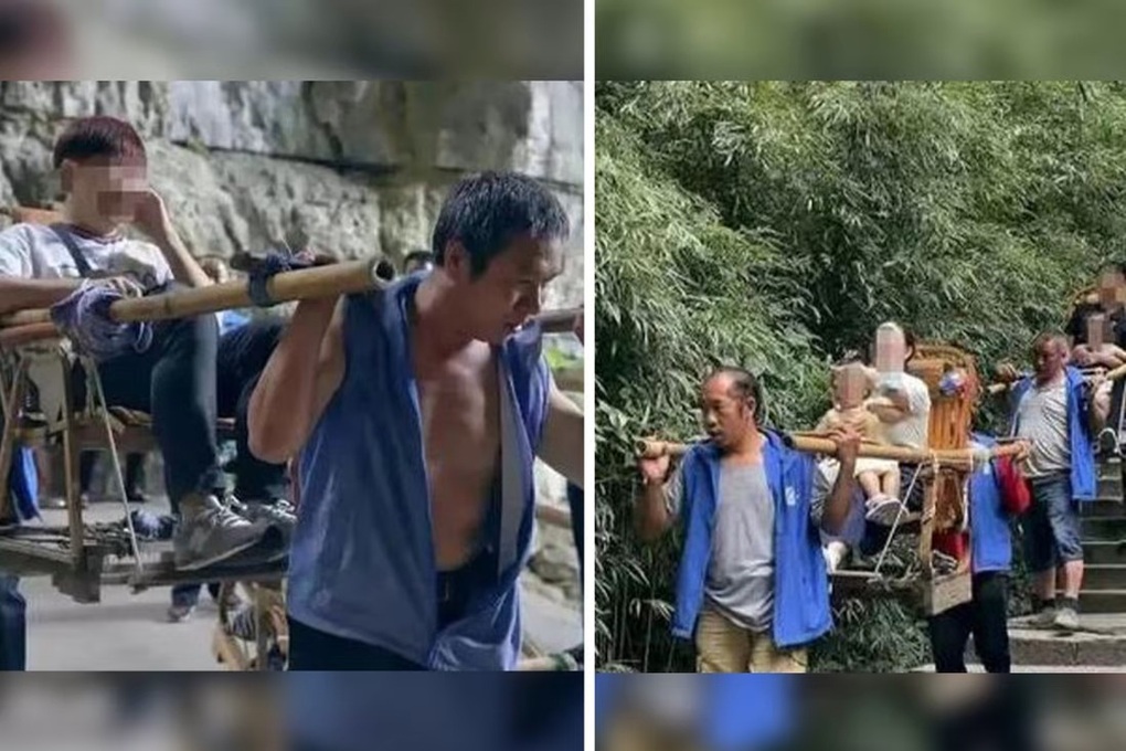 Thuê người cõng chó cưng lên núi ngắm cảnh, cô gái hứng đủ lời chỉ trích - 2 Thuê người cõng chó cưng lên núi ngắm cảnh, cô gái hứng đủ lời chỉ trích - 2