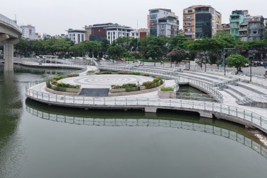 Diện mạo khang trang, hiện đại của hồ Đống Đa khi được đầu tư 300 tỷ đồng