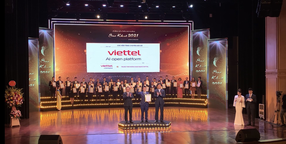 Nền tảng trí tuệ nhân tạo - Viettel AI Open Platform đạt giải thưởng Sao Khuê năm 2021 - 1 Nền tảng trí tuệ nhân tạo - Viettel AI Open Platform đạt giải thưởng Sao Khuê năm 2021 - 1
