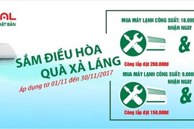 GENERAL - Sắm điều hòa - Quà xả láng
