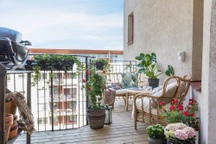 Sửng sốt với những ban công chỉ 3m2 nhưng vẫn đầy đủ tiện nghi