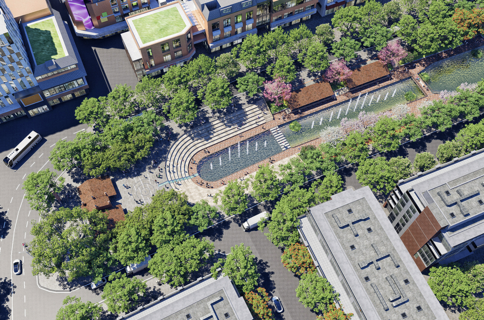 Phối cảnh đẹp ngỡ ngàng dự án công viên dọc sông Tô Lịch - 1 Phối cảnh đẹp ngỡ ngàng dự án công viên dọc sông Tô Lịch - 1