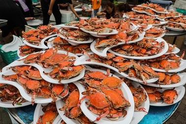 Bàn tiệc cưới hơn 1 nghìn con cua biển của người dân nông thôn Trung Quốc