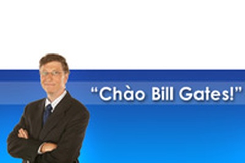 Website “Chào Bill Gates”