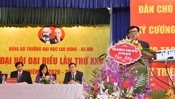 Đại hội đại biểu Đảng bộ Trường Đại học Lao động – Xã hội lần thứ XXV, nhiệm kỳ 2020-2025 thành công tốt đẹp - Ảnh 2.