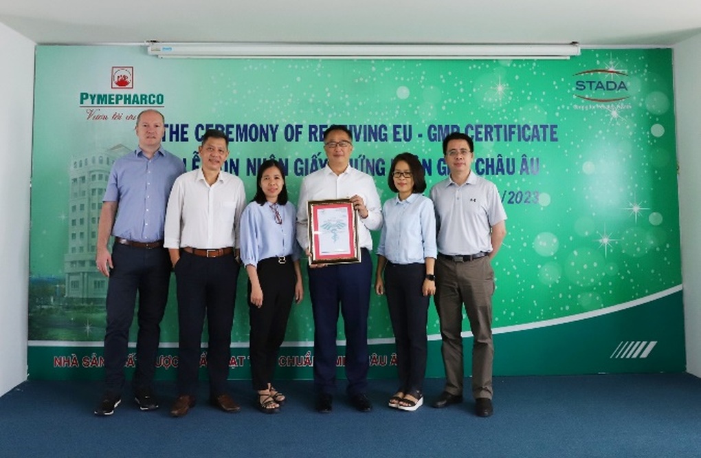 STADA Pymepharco công bố sự kiện Nhà máy STADA Việt Nam đạt tiêu chuẩn GMP - EU - 2 STADA Pymepharco công bố sự kiện Nhà máy STADA Việt Nam đạt tiêu chuẩn GMP - EU - 2