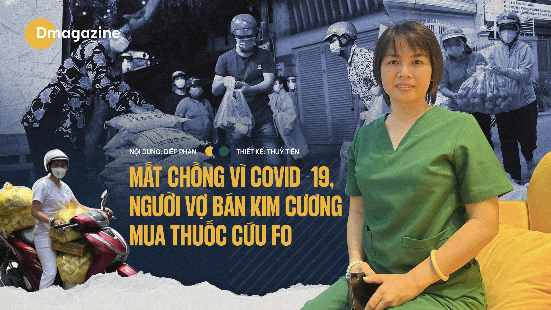 Mất chồng vì Covid -19, người vợ bán kim cương mua thuốc cứu F0