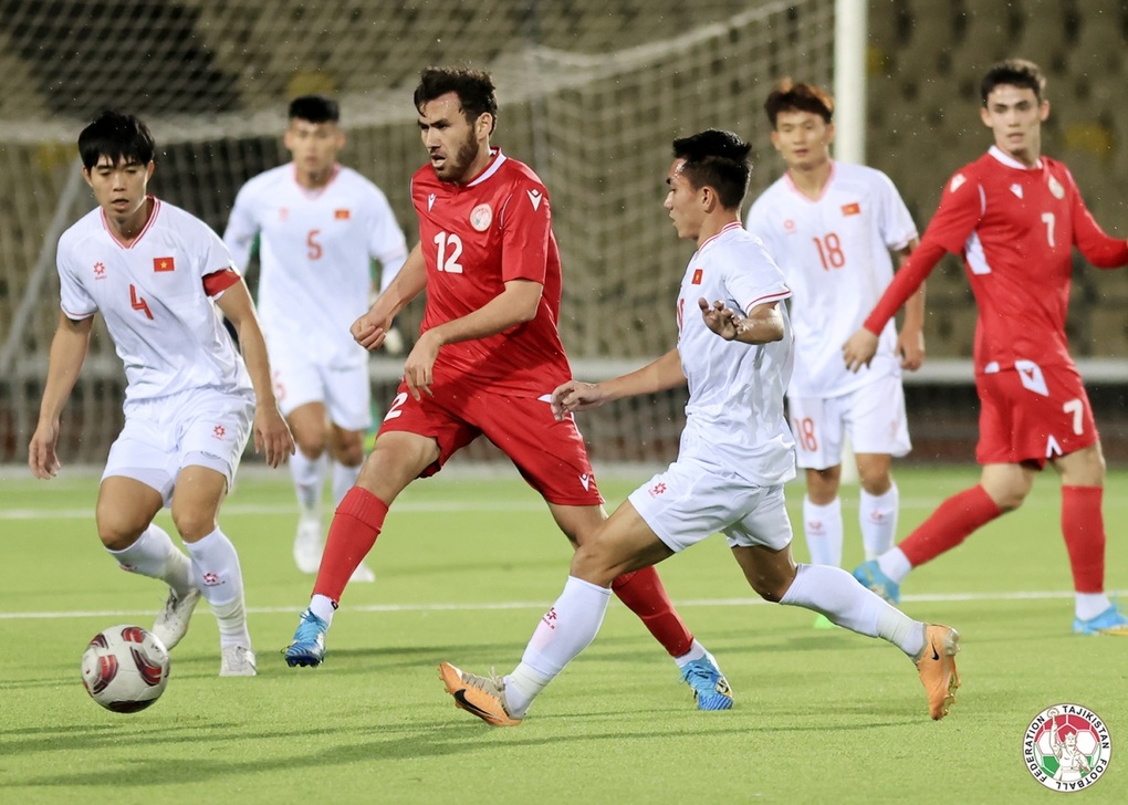 U23 Việt Nam bất phân thắng bại với U23 Tajikistan trước giải châu Á - 2