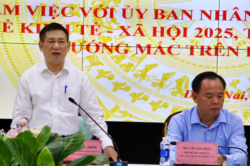 Đồng Nai kiến nghị Trung ương cho xây dựng nghị quyết một số cơ chế đặc thù - 1 Đồng Nai kiến nghị Trung ương cho xây dựng nghị quyết một số cơ chế đặc thù - 1