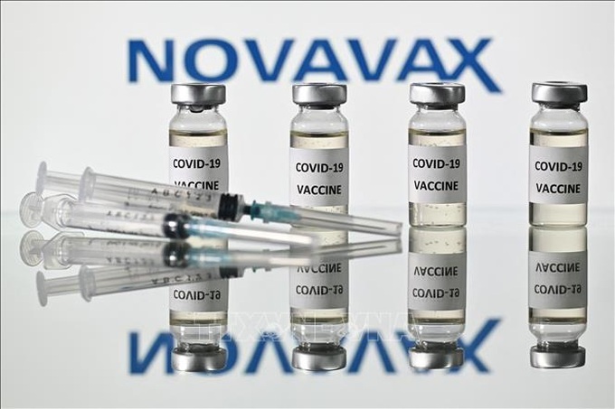 Vaccine phòng COVID-19 của công ty Novavax (Mỹ). Ảnh: AFP/TTXVN