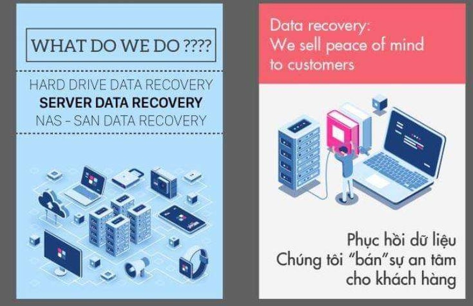 Dịch vụ “cấp cứu” dữ liệu: Khi doanh nghiệp “bán” sự yên tâm cho khách hàng - 3 Dịch vụ “cấp cứu” dữ liệu: Khi doanh nghiệp “bán” sự yên tâm cho khách hàng - 3
