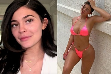 Không thể nhận ra kiều nữ siêu giàu Kylie Jenner khi thiếu lớp son phấn